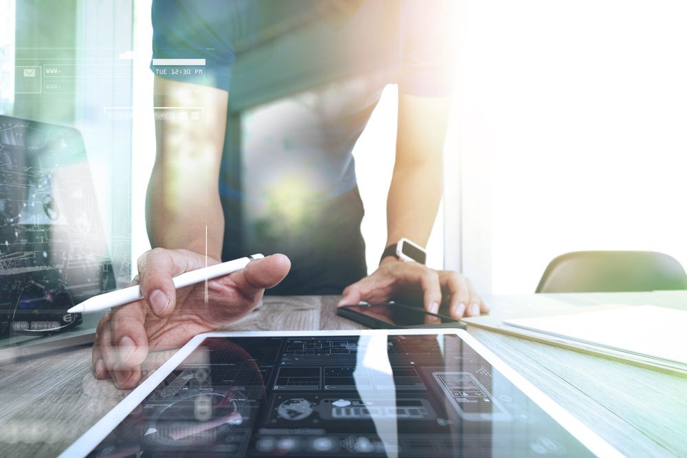 Astronaut in the air